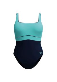 Damski kostium kąpielowy 1-częściowy Speedo Eco New Contour Eclipse. Kolor: niebieski