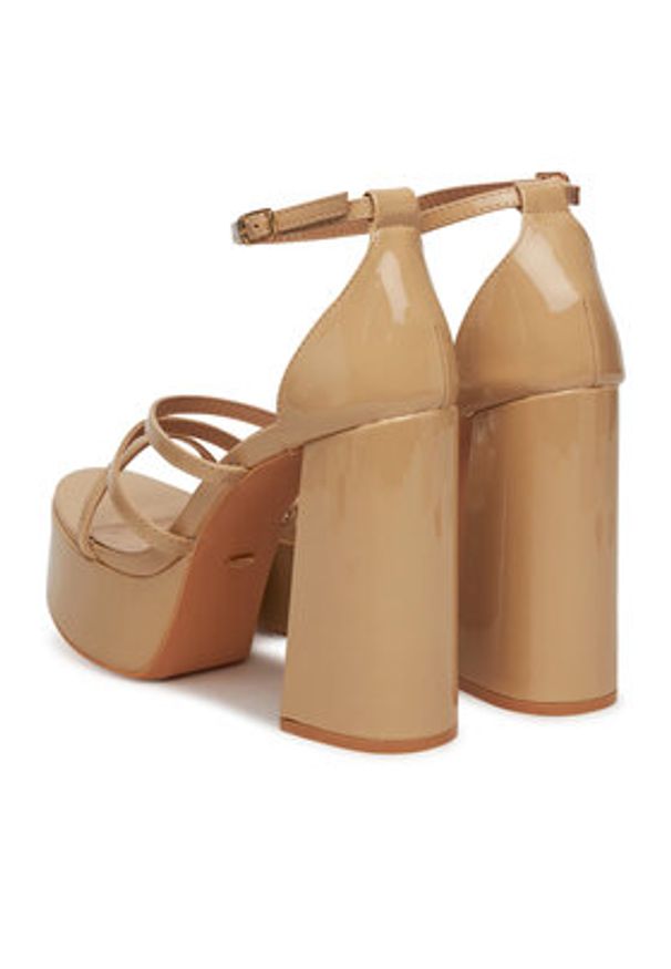 DeeZee Sandały F8914-34 Beżowy. Kolor: beżowy. Materiał: syntetyk, materiał