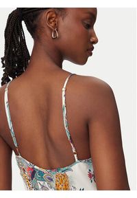 Just Cavalli Sukienka letnia 80PAO925 NS837 Błękitny Slim Fit. Kolor: niebieski. Materiał: wiskoza. Sezon: lato #3