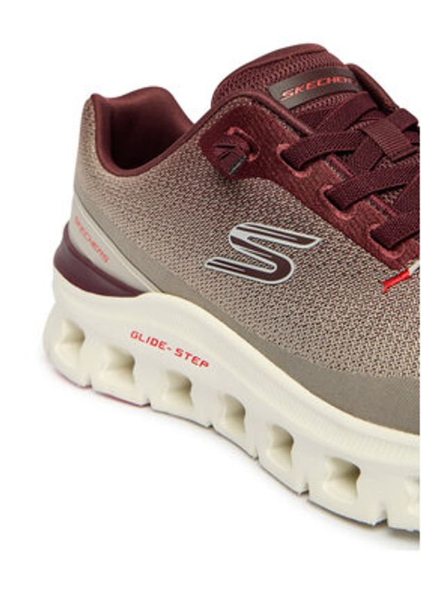 skechers - Skechers Sneakersy Glide-Step Pro - Waverra 233132/TPBG Brązowy. Kolor: brązowy. Materiał: materiał