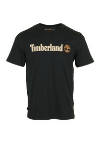 Timberland - T-Shirt Kennebec River Linear Logo Rozmiar XL Czarny - TB0A5UPQ001. Kolor: czarny. Materiał: bawełna. Wzór: aplikacja