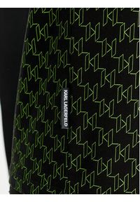 Karl Lagerfeld - KARL LAGERFELD Polo 745401 552235 Czarny Slim Fit. Typ kołnierza: polo. Kolor: czarny. Materiał: bawełna #5