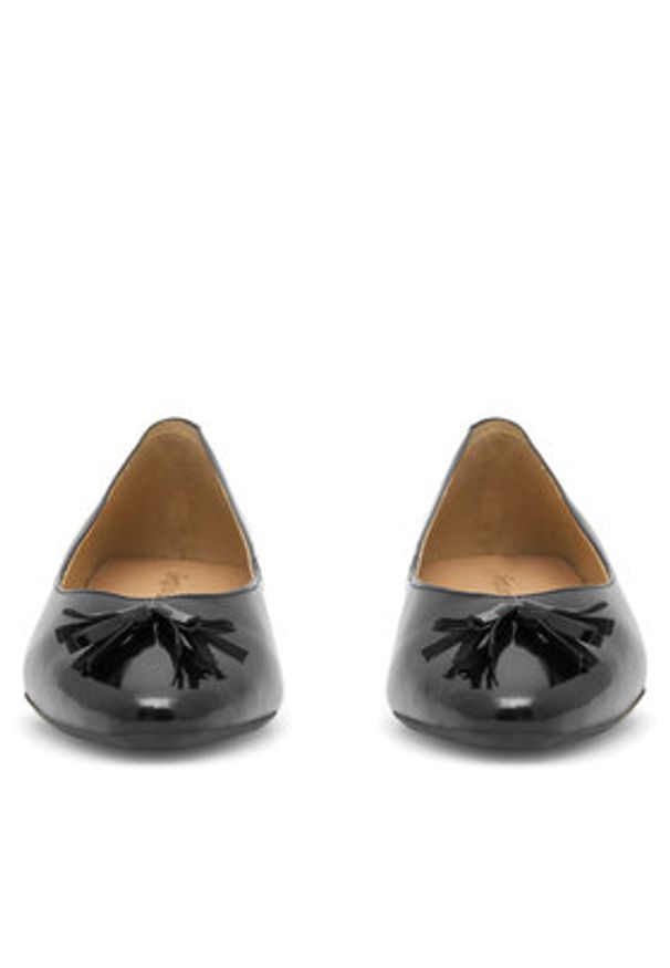 Sergio Bardi Baleriny RST-D1064-02SB Czarny. Kolor: czarny. Materiał: skóra, lakier