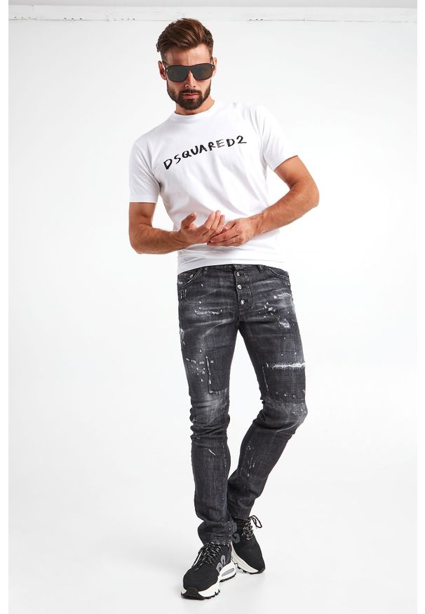DSQUARED2 - JEANSY COOL GUY JEAN DSQAURED2. Wzór: aplikacja