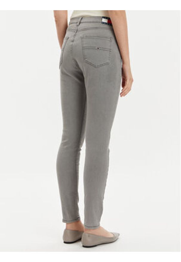 Tommy Jeans Jeansy Sylvia DW0DW17594 Szary Skinny Fit. Kolor: szary