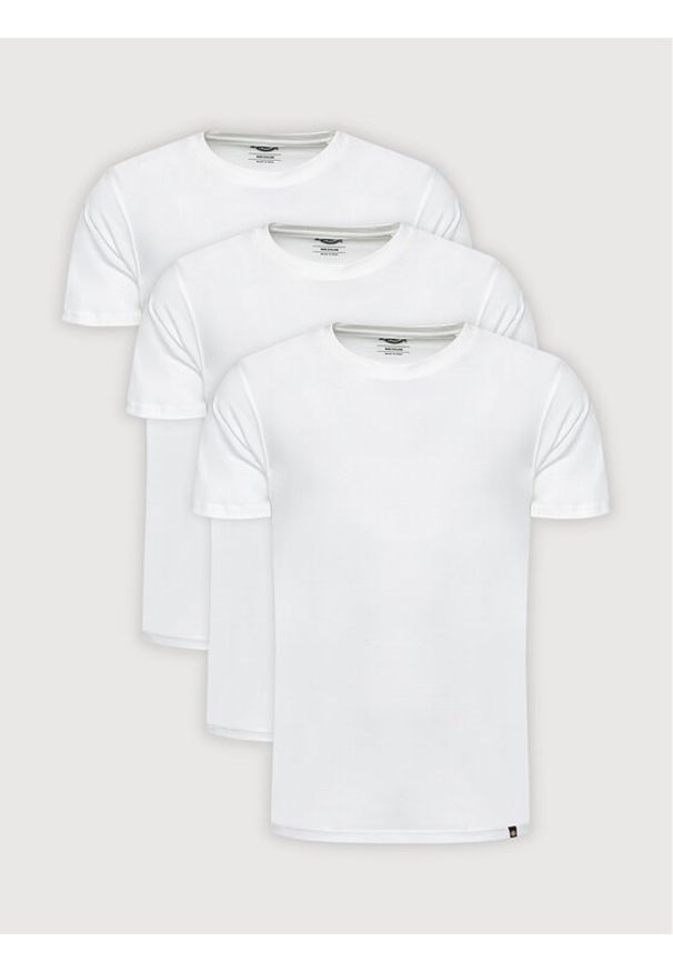 Dickies Komplet t-shirtów Tsht Pk DK621091WHX Biały Regular Fit. Kolor: biały. Materiał: bawełna