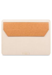 Moshi Muse 14'' 3-in-1 Slim - Pokrowiec MacBook Pro 14'' (M3/M2/M1/2023-2021) seashell white. Materiał: skóra. Styl: elegancki #3