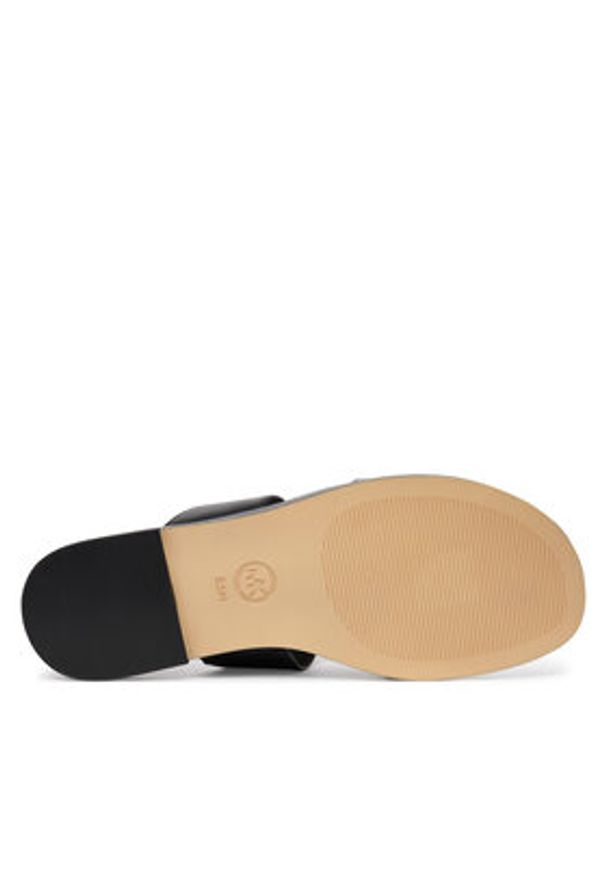 MICHAEL Michael Kors Klapki Berkley Flat 40S6BRFS1L Czarny. Kolor: czarny. Materiał: skóra