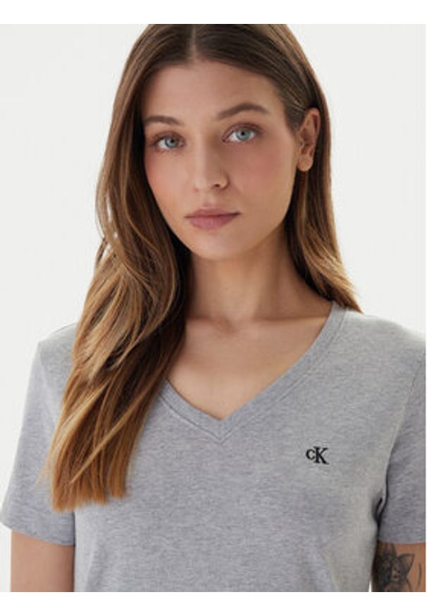 Calvin Klein Jeans T-Shirt Archive LV047B205G Szary Regular Fit. Kolor: szary. Materiał: bawełna