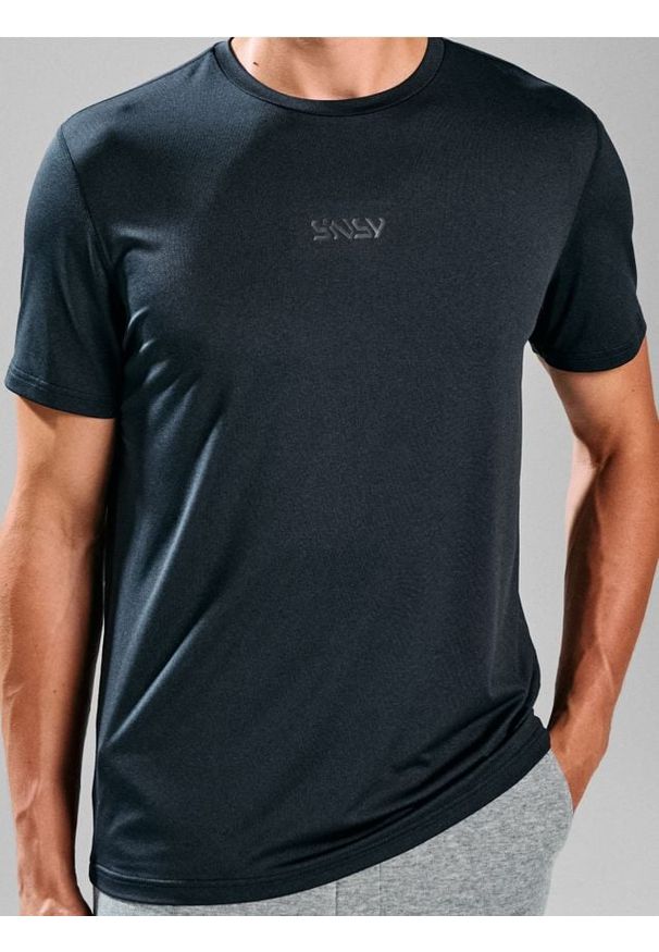 Sinsay - Koszulka z napisem - szary. Kolor: szary. Wzór: napisy