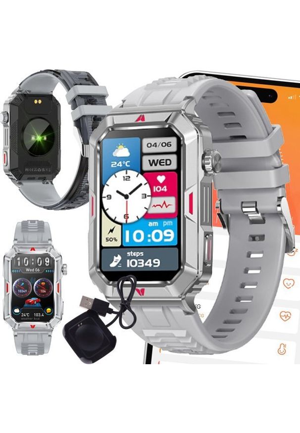 Smartwatch Active Band SMARTWATCH ZEGAREK SPORTOWY SMARTBAND AMOLED PULS OPASKA SPORTOWA DAMSKI PL CF26. Rodzaj zegarka: smartwatch. Styl: sportowy