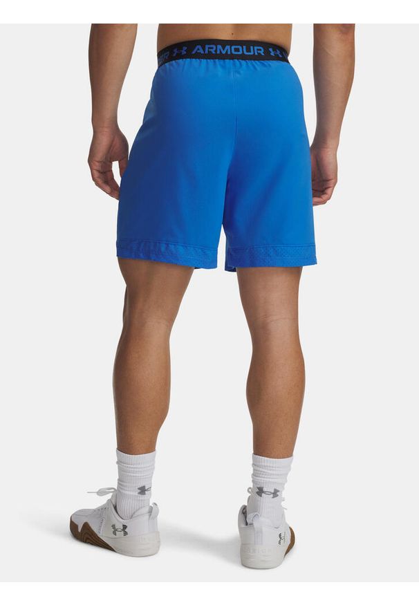 Spodenki treningowe męskie Under Armour Vanish Woven 6in Shorts. Kolor: niebieski. Długość: krótkie. Sezon: lato