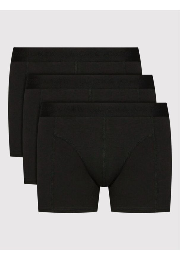 Jack & Jones - Jack&Jones Komplet 3 par bokserek Waistband 12127816 Czarny. Kolor: czarny. Materiał: bawełna