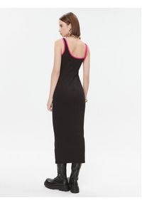 Versace Jeans Couture Sukienka codzienna 75HAO976 Czarny Slim Fit. Okazja: na co dzień. Kolor: czarny. Materiał: bawełna. Typ sukienki: proste. Styl: casual #5