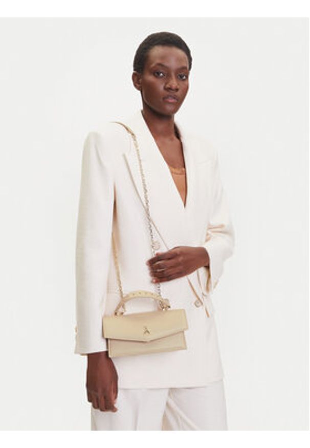 Patrizia Pepe Torebka 2B0032/L061 Écru. Materiał: skórzane