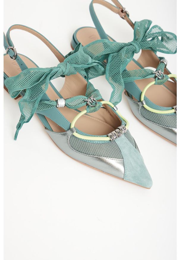 Pinko - Baleriny damskie skórzane PINKO. Materiał: skóra