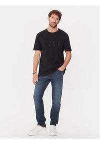 BOSS - Boss T-Shirt Tee 1 50512866 Czarny Regular Fit. Kolor: czarny. Materiał: bawełna #5
