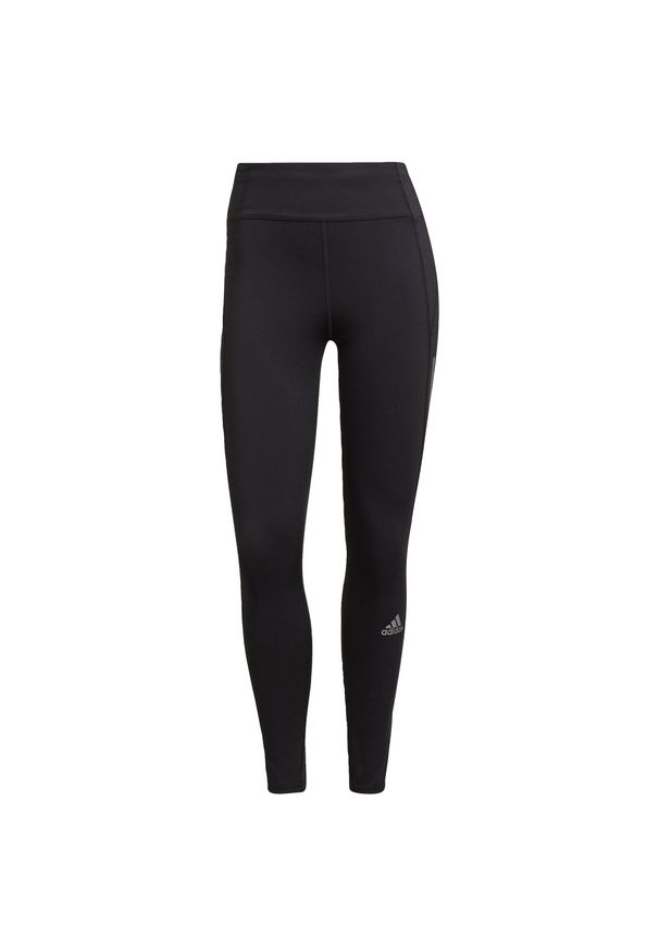 Adidas - Damskie legginsy 7/8 adidas Own The Run. Kolor: czarny. Materiał: poliester, materiał. Sport: bieganie