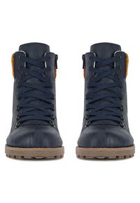 Rieker Trzewiki Z0445-14 Niebieski. Kolor: niebieski. Materiał: materiał #6