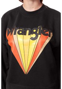 Wrangler - BLUZA WRANGLER RETRO SWEAT FADED BLACK W6085HPV6 $. Wzór: kolorowy, nadruk. Styl: retro #3