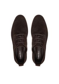Calvin Klein Półbuty Low Prof Derby Su HM0HM02232 Brązowy. Kolor: brązowy. Materiał: zamsz, skóra #5
