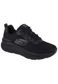 skechers - Buty sportowe Sneakersy męskie, Skechers D'Lux Walker - Scrambler. Kolor: czarny. Sport: turystyka piesza