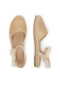 DeeZee Espadryle RS931-1 Beżowy. Kolor: beżowy. Materiał: materiał