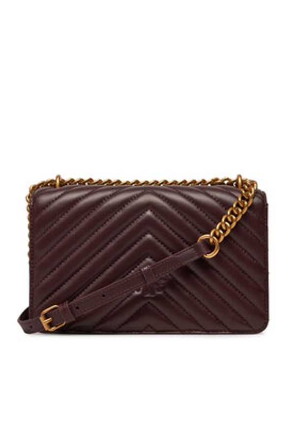 Pinko - PINKO Torebka Love One Mini Dc PE 25 PCPL 100074 A0F1 Fioletowy. Kolor: fioletowy. Materiał: skórzane