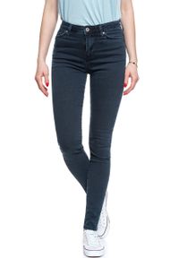 Mustang - MUSTANG Zoe Super Skinny DENIM BLACK 1009311 4000 684. Wzór: jednolity #10