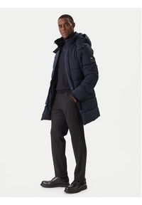 Karl Lagerfeld - KARL LAGERFELD Kurtka zimowa 505035 554586 Granatowy Regular Fit. Typ kołnierza: dekolt w karo. Kolor: niebieski. Materiał: syntetyk. Sezon: zima #5