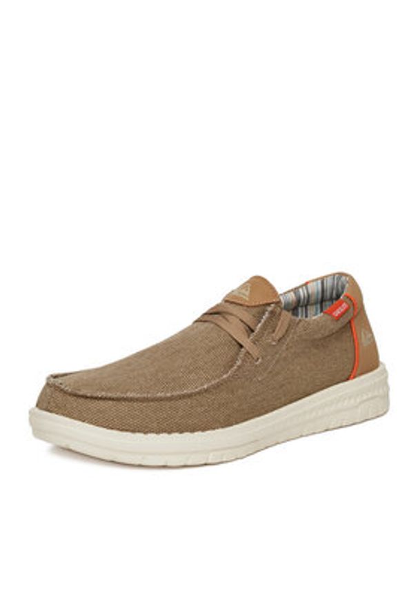 Quiksilver Półbuty WADE-02 Beżowy. Kolor: beżowy. Materiał: materiał