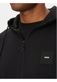 BOSS Bluza Saggy 50537204 Czarny Regular Fit. Kolor: czarny. Materiał: bawełna