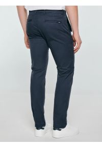Big-Star - Spodnie męskie chinosy granatowe Erhat 404. Kolor: niebieski. Styl: klasyczny, elegancki #2