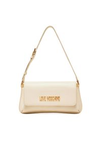 Love Moschino - LOVE MOSCHINO Torebka JC4058PP1MLO0110 Écru. Materiał: skórzane