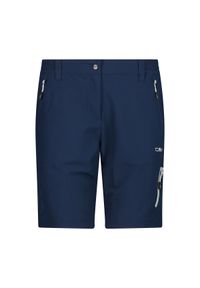 Damskie szorty bermudzkie CMP. Kolor: szary, niebieski, wielokolorowy. Sport: turystyka piesza #1