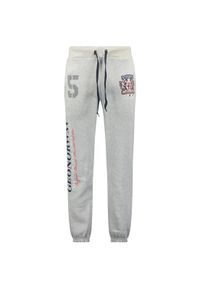 Spodnie dresowe Geographical Norway MUBBER EO-PR BLENDED GREY MEN 100 B67. Kolor: szary. Materiał: dresówka. Sezon: lato. Sport: turystyka piesza #1