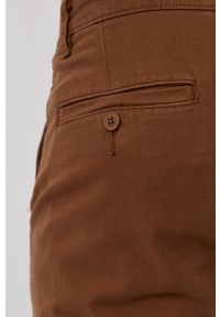 Levi's® - Levi's Spodnie męskie kolor brązowy w fasonie chinos. Okazja: na spotkanie biznesowe. Kolor: brązowy. Materiał: tkanina. Wzór: gładki. Styl: biznesowy #4