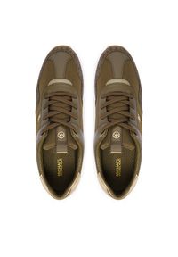 MICHAEL Michael Kors Sneakersy Raina 43T6RNFS1D Khaki. Kolor: brązowy. Materiał: skóra #3