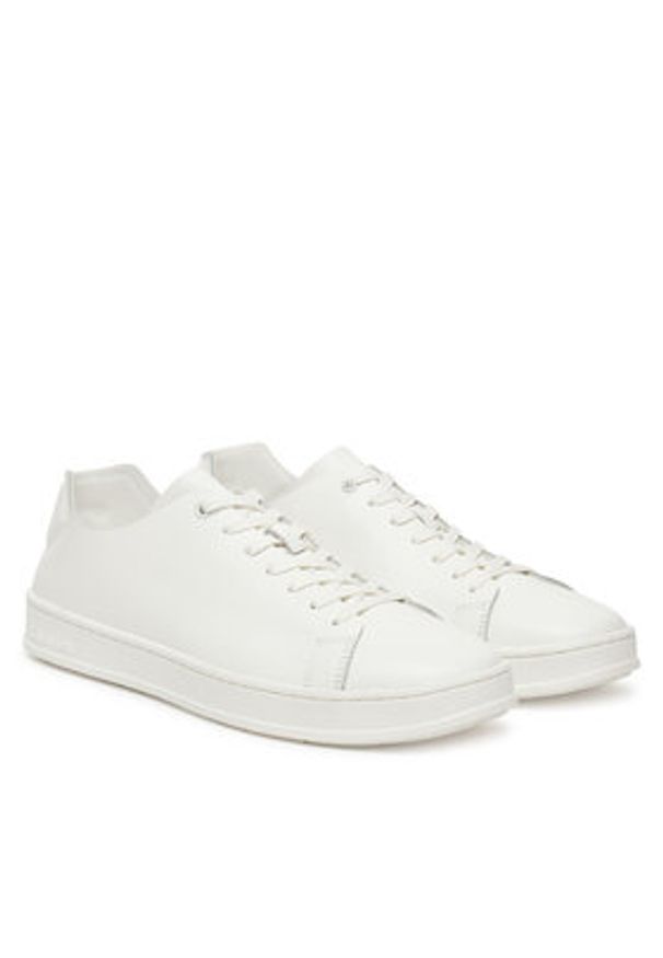 Calvin Klein Sneakersy HM0HM01885 Biały. Kolor: biały. Materiał: skóra