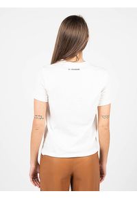 Pinko T-shirt "Rex" | 1C10BP 8359 | Rex | Kobieta | Biały. Okazja: na co dzień. Kolor: biały. Materiał: acetat, jedwab. Długość rękawa: krótki rękaw. Długość: krótkie. Wzór: aplikacja, koronka. Styl: casual