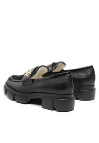 Pollini Loafersy SA10114H1FTA300A Czarny. Kolor: czarny. Materiał: skóra