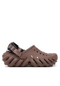 Crocs Klapki Echo Clog 207937 Brązowy. Kolor: brązowy