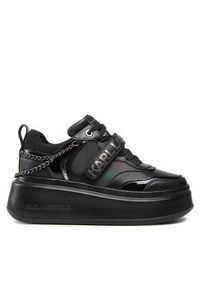 Karl Lagerfeld - KARL LAGERFELD Sneakersy KL63540 Czarny. Kolor: czarny. Materiał: skóra #5