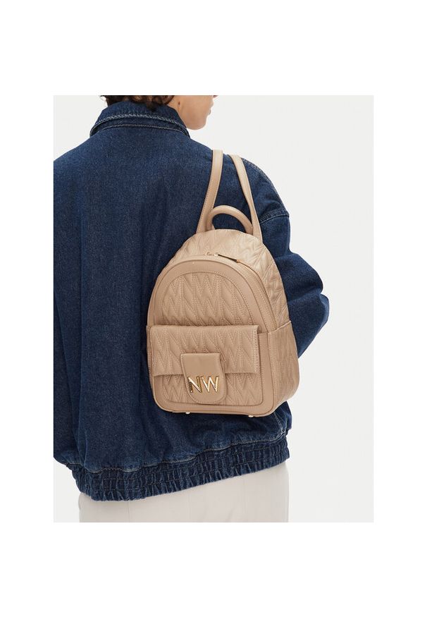 Plecak Nine West. Kolor: beżowy