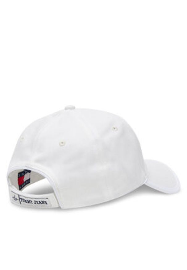 Tommy Jeans Czapka z daszkiem Cool Summer AW0AW17315 Écru. Materiał: materiał, bawełna
