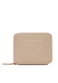 Pinko - PINKO Duży Portfel Damski Taylor Zip Around PE 25 PCPL 100249 A2AN Beżowy. Kolor: beżowy. Materiał: skóra