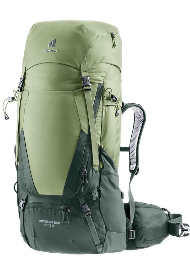 Plecak turystyczny Deuter Futura Air Trek SL 45 l + 10 l Zielony. Kolor: zielony