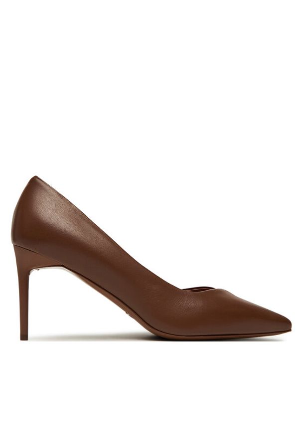 Max Mara Szpilki Phyllis 2524526191600 Brązowy. Kolor: brązowy. Materiał: skóra. Obcas: na szpilce