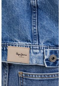 Pepe Jeans kurtka jeansowa Rose damska kolor granatowy przejściowa. Okazja: na co dzień. Kolor: niebieski. Materiał: tkanina, bawełna. Styl: casual #2