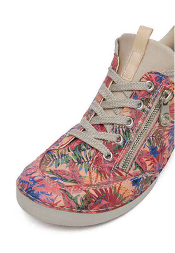 Rieker Sneakersy 52567-90 Kolorowy. Materiał: materiał. Wzór: kolorowy